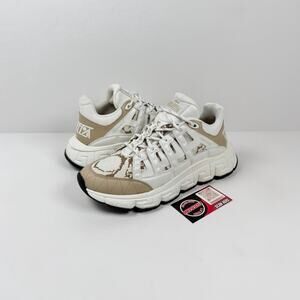 Size 41EU/8US - Versace Trigreca White Gold